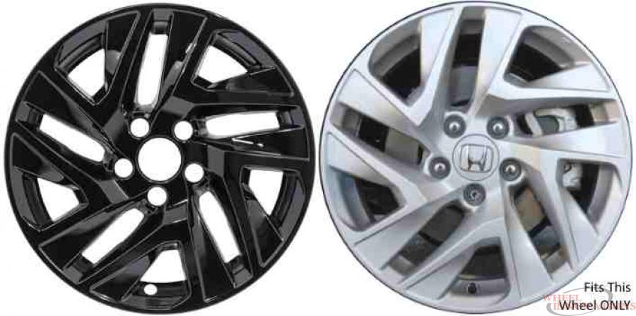 Honda CR V Black Wheel Skins Hubcaps Wheelcovers 17 Inch Set Wheel