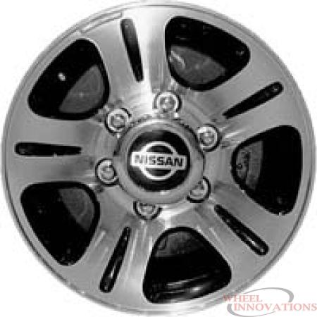 ALY62341 Nissan Pickup Wheel Charcoal Machined