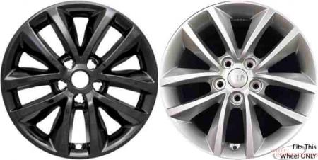 KIA Sorento Black Wheel Skins (HubcapsWheelcovers) 17 Inch Set