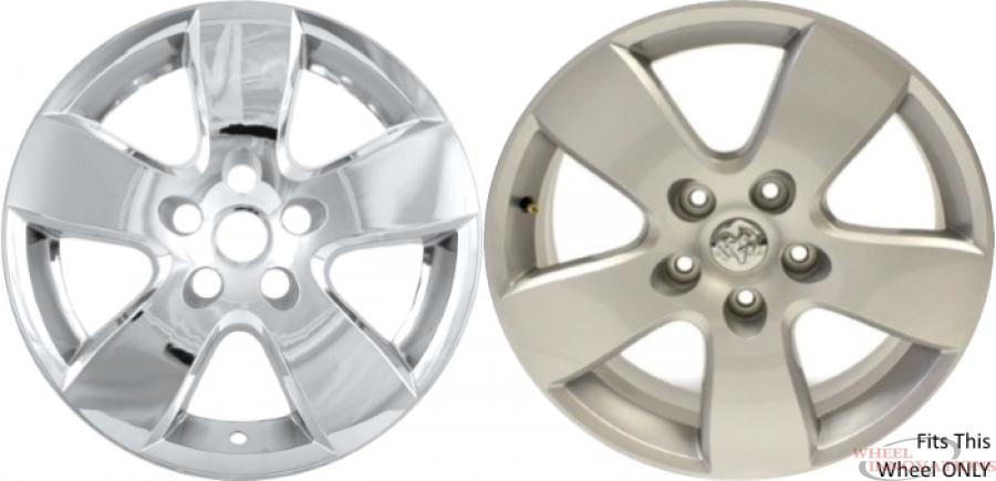 Dodge Ram 1500 Chrome Wheel Skins Hubcaps Wheelcovers 20 Inch Set