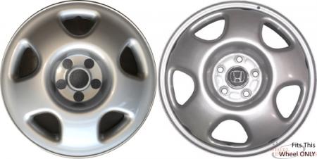 Honda CR-V Silver Painted Wheel Skins (Hubcaps/Wheelcovers) 17 Inch Set